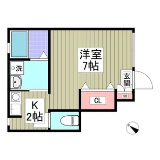 プライムダイヤ東林間【1階】の間取り