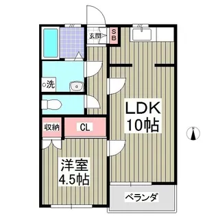 チェリーヒル【2階】の間取り