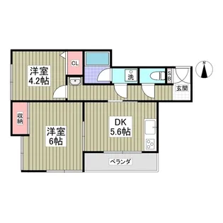 鎌倉ピュアハイム【2階】の間取り