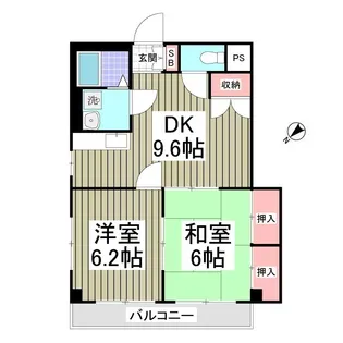 リエス館林【3階】の間取り