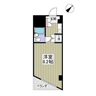 シーサイドコート金沢八景【4階】の間取り