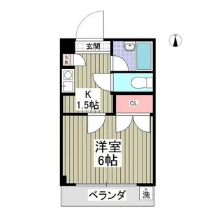 レジデンスTOYOUKE江曽島【2階】の間取り