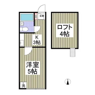 ミモザ【1階】の間取り
