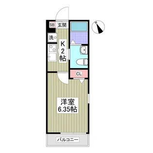 フォーサイト熊谷【301号室】の間取り