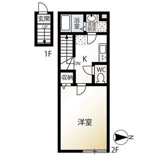 MQuarto豊四季【2階】の間取り