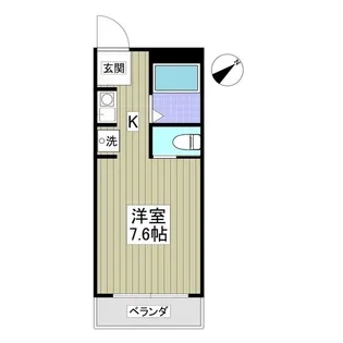 リブレス戸塚【201号室】の間取り