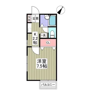 リッツコート壱番館【1階】の間取り