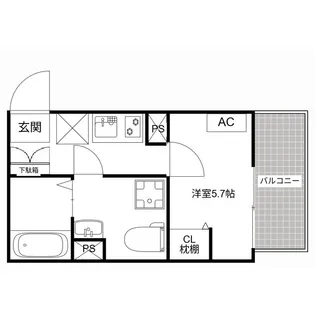 MQuarto草加Ⅱ【3階】の間取り