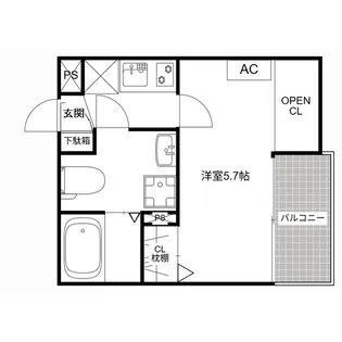 MQuarto草加Ⅱ【2階】の間取り