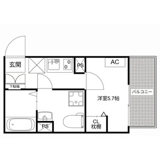 MQuarto草加Ⅱ【1階】の間取り