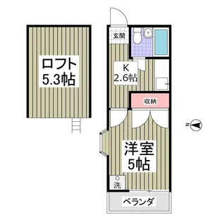 ダリア【2階】の間取り