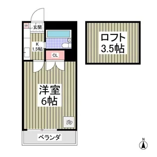 ビオラ【2階】の間取り