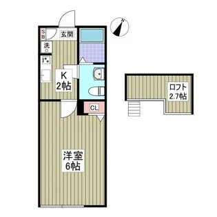 HALE伊勢原【3階】の間取り