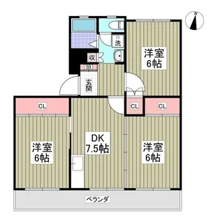 アーバニティー21【1階】の間取り