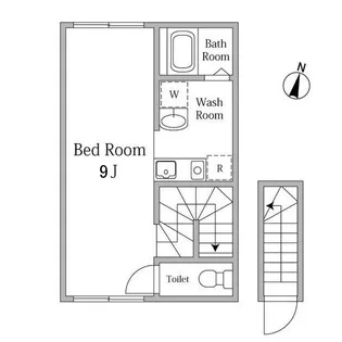 MQuarto瑞江Ⅰ【2階】の間取り