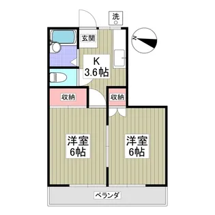 メゾン・ド・ヒロー【2階】の間取り