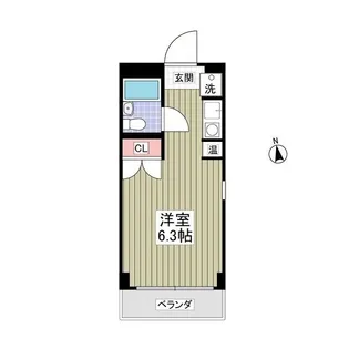 ロイヤルコート大岡山【1階】の間取り