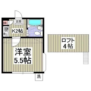 スカイコート【1階】の間取り