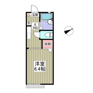 エーデル西都賀【2階】の間取り