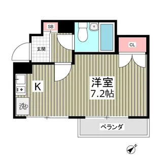 ブリリアンス西川口【4階】の間取り