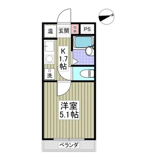 インティメイトハイツ【4階】の間取り