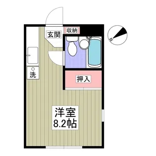 アスカハイツ【2階】の間取り