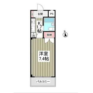 シャトーロマネ【1階】の間取り