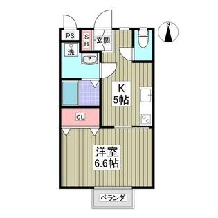 プログレス城南【2階】の間取り