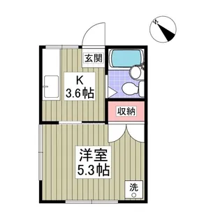 Tハイツ 蕨市【1階】の間取り