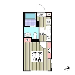 ER松戸【2階】の間取り