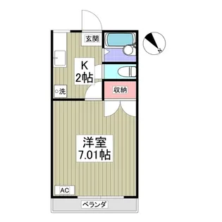 レピュート高岡C【1階】の間取り