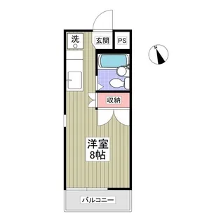 さつきマンション【3階】の間取り