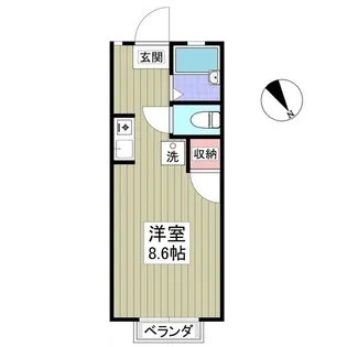 フォレスト東大宮【1階】の間取り