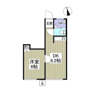 メゾンエトワール【1階】の間取り