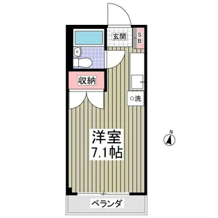 マイネルロッヂⅡ【1階】の間取り