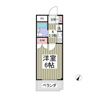 ブランジュール【3階】の間取り