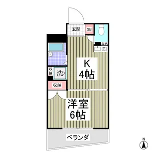 VILLA FINE【2階】の間取り