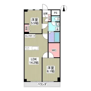 シオミプラザファースト【1階】の間取り