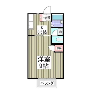 パステルハイツ【2階】の間取り