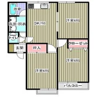 アメニティーパークフェニックス C【2階】の間取り