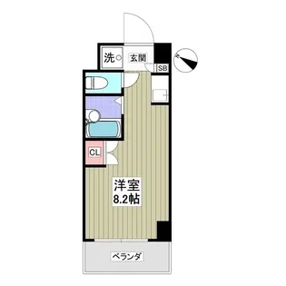 メゾン・ド・ディマンシェ【3階】の間取り