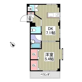 ドエル南浦和【2階】の間取り