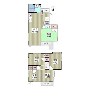 埼玉県久喜市鷲宮6丁目【一戸建】の間取り