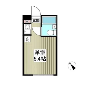 サンウィングB【1階】の間取り