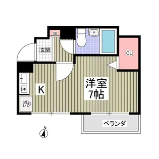 ブリリアンス西川口【3階】の間取り