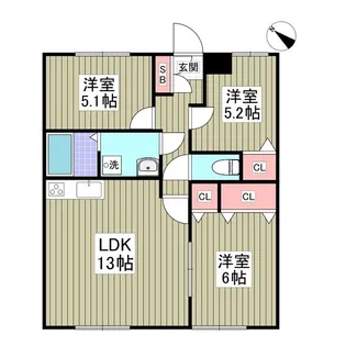 TSKマンション【1階】の間取り