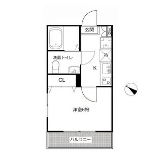 MQuarto淵野辺Ⅰ【1階】の間取り