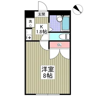 シャルマンB【1階】の間取り