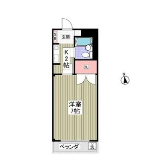 シャトーロマネ【3階】の間取り