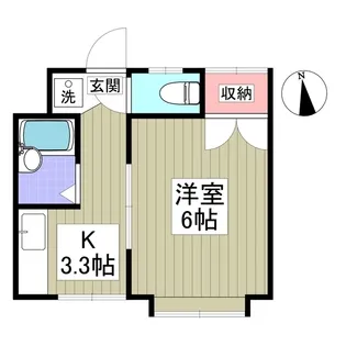 リブレス西川口ⅡA【1階】の間取り
